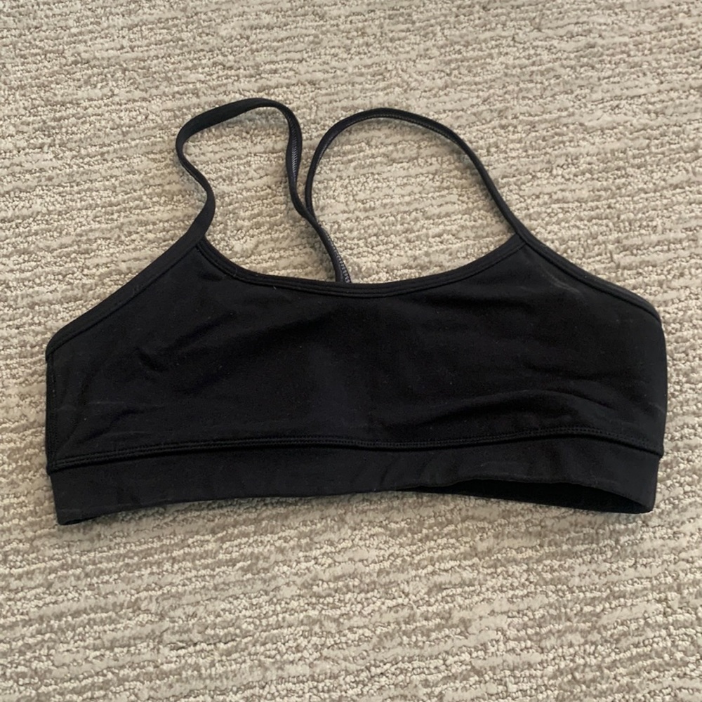 Lululemon black sports bra